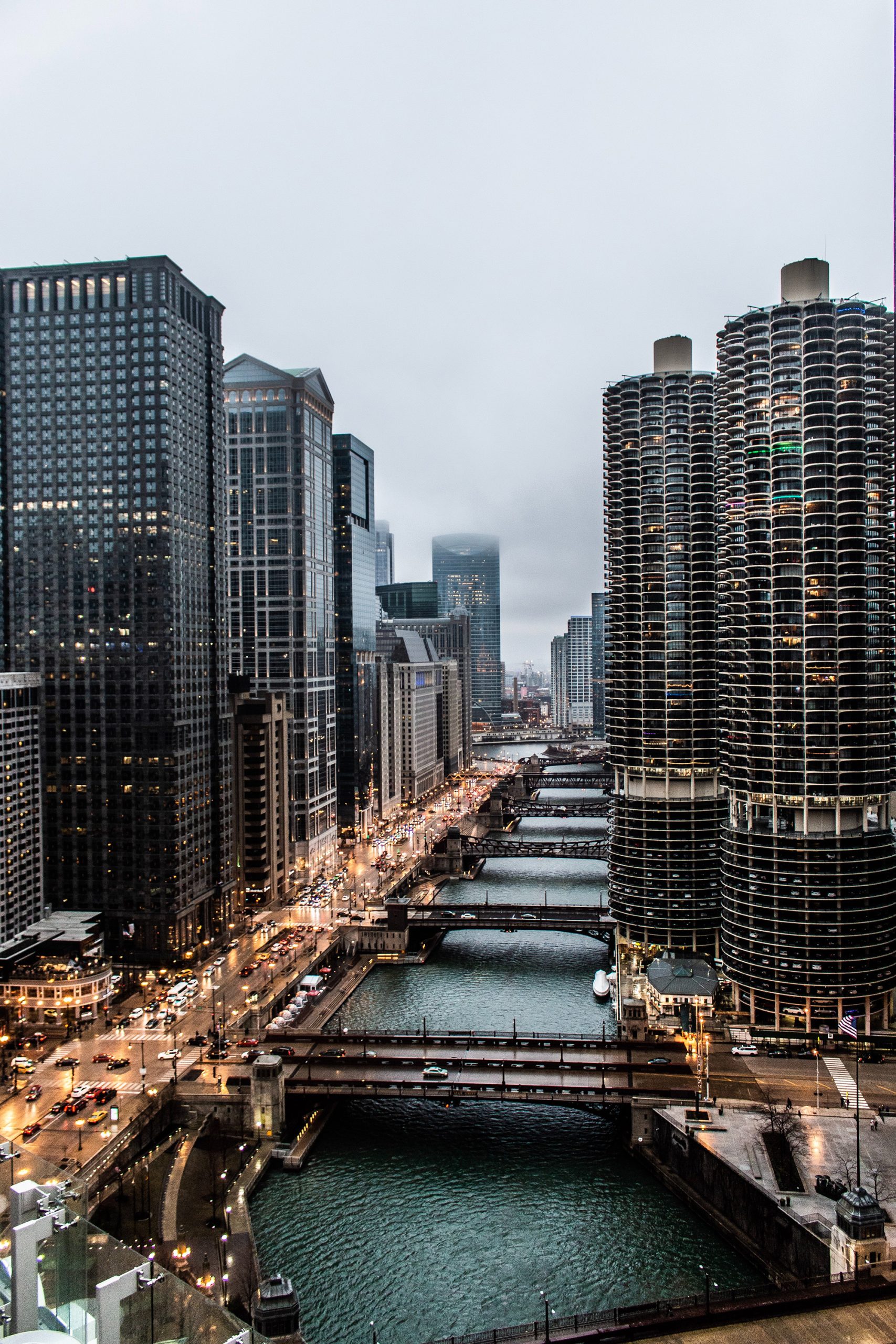 City view and canal